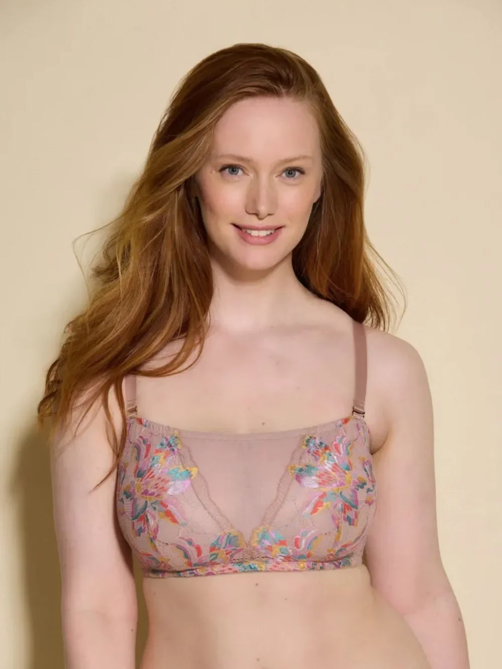 Cosabella Paradiso Curvy Bandeau Bra In Colors Of India Size XL